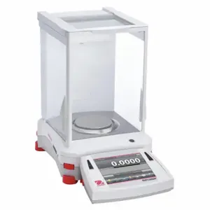 OHAUS EX124 Compact Bench Scale, 120 G Capacity, 0.0001 G Scale Graduations | CT4JBT 13P610