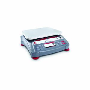 OHAUS RC41M30 Compact Bench Scale, 30 Kg Capacity, 1 G Scale Graduations, 8 7/8 Inch Weighing Surface Dp | CN9KDE 49WX74