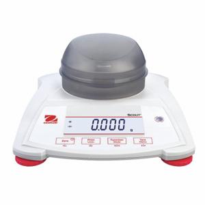 OHAUS SPX123 Compact Bench Scale, 120 G Capacity, 0.001 G Scale Graduations, 3 Inch Weighing Surface Dp | CT4JBV 49WA08