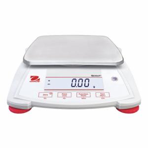 OHAUS SPX1202 Bench Scale, 3 lb Wt Capacity, 5 1/2 Inch Weighing Surface Dp | CV2RFD 49WA13