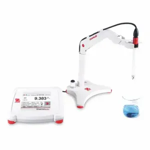 OHAUS ST5000-F pH Meter, -2.00 to 20.00, Auto Temp Compensation, 50 Deg to 104 Deg, Touch Screen LCD | CT4JMY 45MH89