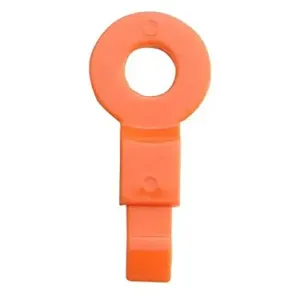 OIL SAFE 210006 Fill Point ID Washer, 1/8 BSP, Orange | CD9UZR