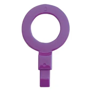 OIL SAFE 250007 Fill Point ID Washer, 3/4 BSP, Purple | CD9VBL