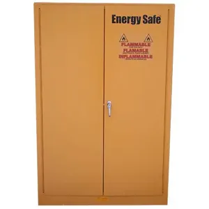 OIL SAFE 930510 Energy Safe Cabinet, Manual, 2 Shelves, 45 gal. | AG7KYJ