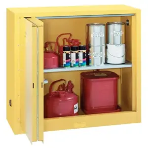 OIL SAFE 930700 Energy Safe Cabinet, Self Close, 1 Shelf, 30 gal. | AG7KYL