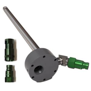 OIL SAFE 961DGMF Reservoir Adapter, Male And Female Disconnect, Dark Green | CD9VYC