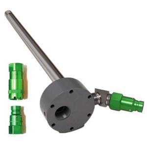 OIL SAFE 961MGMF Reservoir Adapter, Male And Female Disconnect, Mid Green | CD9VYE