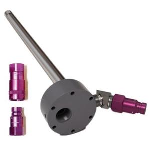 OIL SAFE 961PLMF Reservoir Adapter, Male And Female Disconnect, Purple | CD9VYG
