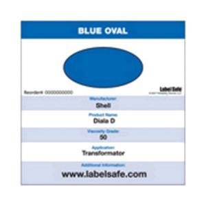 OIL SAFE PW22003 Fluid ID Label, Water Resistant Paper, 3.25 Inch x 3.25 Inch Size | CD9VFL