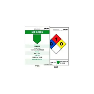 OIL SAFE ZP23206 ID/NFPA Plastic Combo Card, Double Sided | CD9VFR