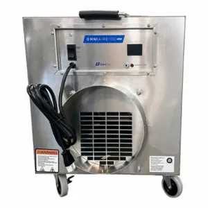 OMNI PURE OA1000 PRIME Negative Air Machine, 72 Db Max Noise Level, Aluminum, 450 Cadr Rating, Silver | CT4MKY 804ZJ8