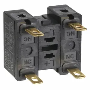 OMRON A165E-02 STI Contact Block, 16 mm Size, Operator, 2NC, 0.5A at 120VAC/DC, Omron A165E, Momentary | CT4MQT 5WRD0