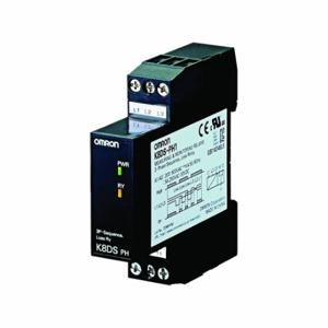OMRON K8DS-PH1 200/480 VAC Überwachungsrelais, DIN-Schienenmontage, 5 A Nennstrom, 200 bis 480 V AC, 6 Pins/Anschlüsse | CT4MWM 804RW3