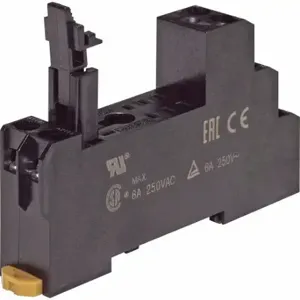 OMRON P2RFZ-08-E Relay Socket, 5 A Rating, Din-Rail & Surface Socket Mounting, 8 Pins, J Socket | CT4MWK 61LA30