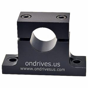 ONDRIVES US SBLM-40 Linear Shaft Support, SBLM, 40 mm Shaft Dia, Black Anodized Aluminum, 80 mm Overall Ht | CT4PAG 802V24