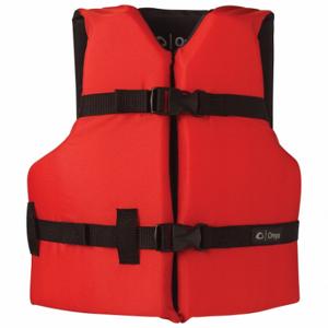 ONYX 103000-100-002-12 Life Jacket, Foam, Nylon, 15 1/2 lb Buoyancy, Belt/Buckle, Youth, Red | CT4QDH 794JZ6