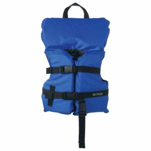 ONYX 103000-500-000-12 Life Jacket, Foam, Nylon, 15 1/2 lb Buoyancy, Belt/Buckle, Infant, Blue | CT4QDE 794JY9