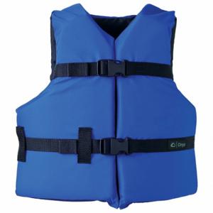 ONYX 103000-500-002-12 Life Jacket, Foam, Nylon, 15 1/2 lb Buoyancy, Belt/Buckle, Youth, Blue | CT4QDG 794JZ1