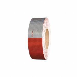 ORALITE 18684 Reflective Tape, 2 Inch Width, 25 Feet Length, Truck and Trailer, Roll | CE9QLC 53TX82