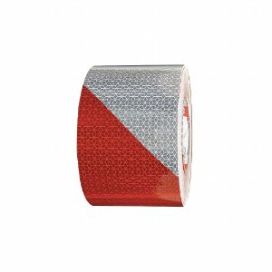 ORALITE 18852 Reflective Tape, 4 Inch Width, 150 Feet Length, Truck and Trailer, Roll | CE9QJR 53TX91