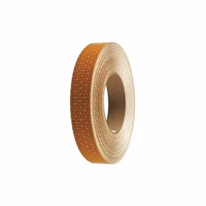 ORALITE 18853 Reflective Tape, 1 Inch Width, 150 Feet Length, School Bus, Roll | CE9QMZ 53TX90