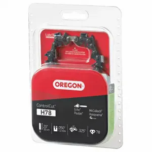 OREGON H78 Replacement Saw Chain, 20 Inch Bar Length, 3/16 Inch File Size | CT4QHQ 3LC37