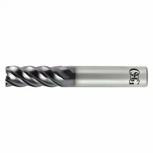 OSG 20555003 Corner Radius End Mill, Exo Finish, 5 Flutes, 1/2 Inch Milling Dia, Weldon Flat | CT4XTT 34ZU01