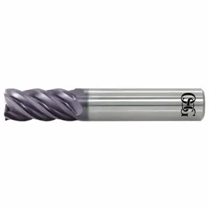 OSG 21001511 Square End Mill, Center Cutting, 5 Flutes, 1 Inch Milling Dia, 4 Inch Overall Length | CT6UVQ 55FG17