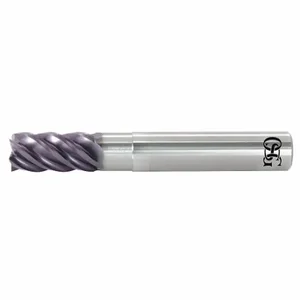 OSG 21020311 Square End Mill, Center Cutting, 5 Flutes, 2 Inch Milling Dia, 5 1/2 Inch Overall Length | CT6UZA 55FG19