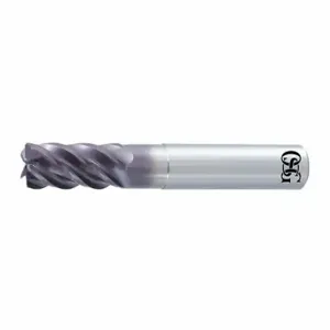 OSG 21062411 Corner Radius End Mill, 5 Flutes, 1/2 Inch Milling Dia, 5/8 Inch Length Of Cut | CT4XAD 55FG31