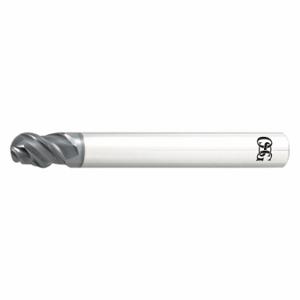 OSG 3090320 Ball End Mill, 3 Flutes, 10 mm Milling Dia, 15 mm Length Of Cut, 130 mm Overall Length | CT4TAN 34ZU28