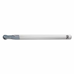 OSG 3106630 Ball End Mill, 2 Flutes, 9 mm Milling Dia, 18 mm Length Of Cut, 100 mm Overall Length | CT4RYB 35AK53