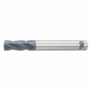 OSG 3130580 Square End Mill, Center Cutting, 4 Flutes, 8 mm Milling Dia, 19 mm Length Of Cut | CT6UUR 35AM92