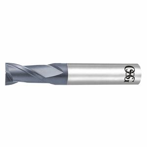 OSG 3181860 Square End Mill, Center Cutting, 2 Flutes, 6 mm Milling Dia, 9 mm Length Of Cut | CT6TPZ 35AR88