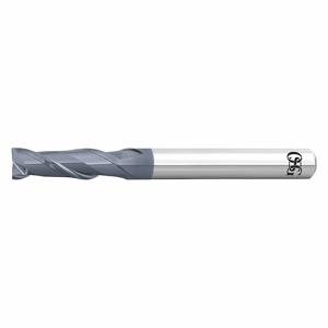 OSG 3182460 Square End Mill, Center Cutting, 2 Flutes, 6 mm Milling Dia, 18 mm Length Of Cut | CT6TPV 35AW05