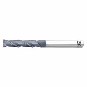 OSG 3182649 Square End Mill, Center Cutting, 2 Flutes, 4.90 mm Milling Dia, 19.60 mm Length Of Cut | CT6TKR 35AW65