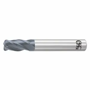 OSG 36700511 Corner Radius End Mill, 4 Flutes, 1/8 Inch Milling Dia, 1/2 Inch Length Of Cut | CT4WTW 35AK67