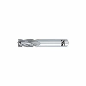OSG 404-0939 Square End Mill, Carbide, Single End, 3/32 Inch Milling Dia, 4 Flutes | CT6RWA 35CP08
