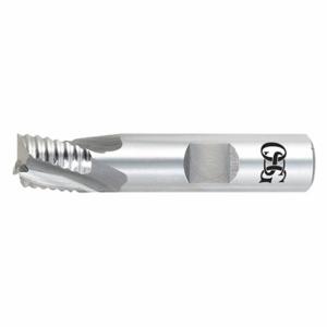 OSG 4105700 Square End Mill, Bright Finish, Center Cutting, 3 Flutes, 1 Inch Milling Dia, Roughing | CT6QWP 35DE63