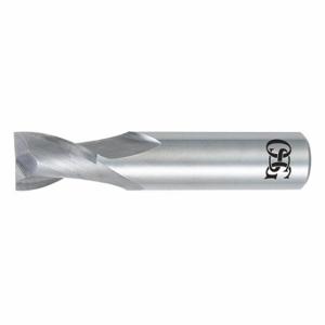 OSG 412-1378 Square End Mill, Center Cutting, 2 Flutes, 3.50 mm Milling Dia, 7 mm Length Of Cut | CT6TEW 35CR61