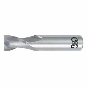 OSG 412-1562 Square End Mill, Center Cutting, 2 Flutes, 5/32 Inch Milling Dia, 5/16 Inch Length Of Cut | CT6TNR 35CR41