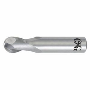 OSG 412-1575-BN Ball End Mill, 2 Flutes, 4 mm Milling Dia, 8 mm Length Of Cut, 51 mm Overall Length | CT4RRD 35CX51