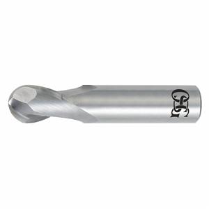 OSG 412-7500-BN Ball End Mill, 2 Flutes, 3/4 Inch Milling Dia, 1 Inch Length Of Cut, 3 Inch Overall Length | CT4RNT 35CX27