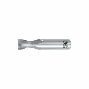 OSG 412-500011 Square End Mill, Center Cutting, 2 Flutes, 1/2 Inch Milling Dia, 5/8 Inch Length Of Cut | CT6RZD 54LD52