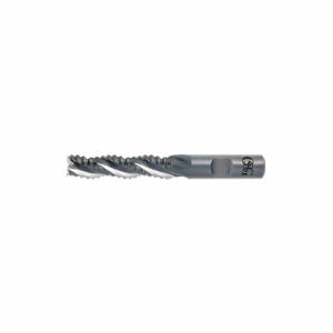 OSG 4300300 Square End Mill, Bright Finish, Center Cutting, 3 Flutes, 1/2 Inch Milling Dia | CT6QWU 35DE65