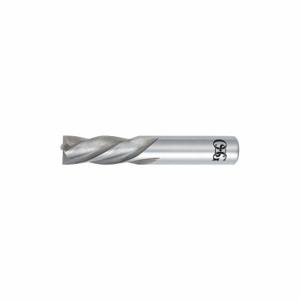 OSG 447-1875 Square End Mill, Center Cutting, 4 Flutes, 3/16 Inch Milling Dia, 5/8 Inch Length Of Cut | CT6UKX 35CV58