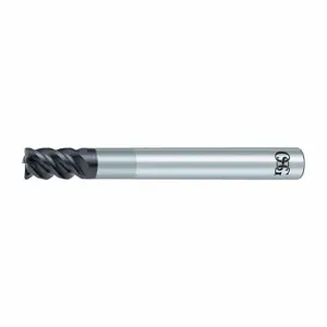 OSG 447101111 Corner Radius End Mill, Wxs Finish, 4 Flutes, 3/16 Inch Milling Dia, Straight | CT4YJU 35AY37