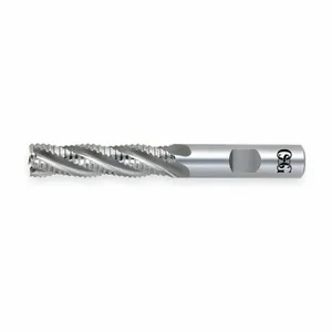 OSG 4511500 Square End Mill, Bright Finish, Non Center Cutting, 5 Flutes, 1 1/8 Inch Milling Dia | CT6RLY 2MYK5