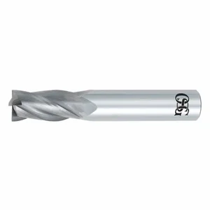 OSG 454-1562 Square End Mill, Center Cutting, 4 Flutes, 5/32 Inch Milling Dia, 9/16 Inch Length Of Cut | CT6UQN 35CR21