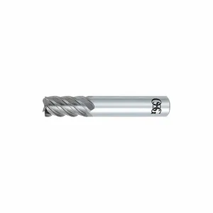 OSG 455-156211 Square End Mill, Center Cutting, 5 Flutes, 5/32 Inch Milling Dia, 9/16 Inch Length Of Cut | CT6VCC 54LE16